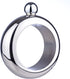 Bangle Bracelet Wine/Alcohol 3.5 oz Flask - Stainless Steel Black and Silver Creative Gift Set for Women - Bonus Funnel Included