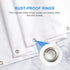 AODERTI Blue Shower Curtain with 12 Hooks, 72''x72'' Waterproof Polyester Fabric Shower Curtain for Bathroom, Heavy Weighted Hem Bathroom Curtain, Machine Washable, Quick Dry (Cornflower Blue)