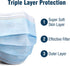 WeCare Disposable Face Mask Individually Wrapped - 50 Pack, Colored Face Masks