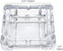 UMEIED Heavy Glass Ashtray, 2 Pack, Square Cigar Ashtray for Home Decor