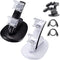 2 Pack PS4 Controller Charger, Playstation 4 / PS4 / PS4 Pro / PS4 Slim Controller Charging Dock Stand Stations with Dual Micro USB Fast Charging & LED Indicator (Black & White)