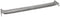 Aviditi BAR20 Wardrobe Hanger Bar, 20" Length, Silver (1 Each)