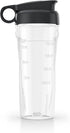 BLACK+DECKER PowerCrush Personal Blender Jar with Travel Lid, Clear, PBJ1650