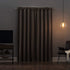 Sun Zero - 52479 Oslo Theater Grade Extreme 100% Blackout Rod Pocket Curtain Panel, 52" x 95", Mushroom