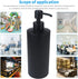 Soap Dispenser, Matte Black Stainless Steel Hand Soap Dispenser, Anti-Rust and Leak Metal Pump Hand Lotion Dispenser for Kitchen, Bathroom and Bedroom (18 Ounce / 550ML)