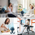 Portable Stroller Fan 60 Working Hours, Small Fan with LED Lights, 12000 Capacity Battery Operated Fan with Tripod Legs, Rechargeable USB Fan, Peloton Fan for Treadmill, Camping, Travel, Bed, Tent
