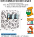 Kitchen Aid Mixer Cover,5-8 Quart Mixer Dust Cover for Kitchenaid Hamilton Sunbeam Mixers,Small Appliances Cover with Pockets,Mixer Covers Compatible with All Tilt Head & Bowl Lift Models