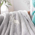 jinchan Dinosaur Throw Blanket Glow in The Dark Grey Lightweight Flannel Fleece Throw Blankets for Nursery Couch Bed Decor Magical Blankets All Seasons Gift for Girls Boys Baby Kids 40x60 Inch