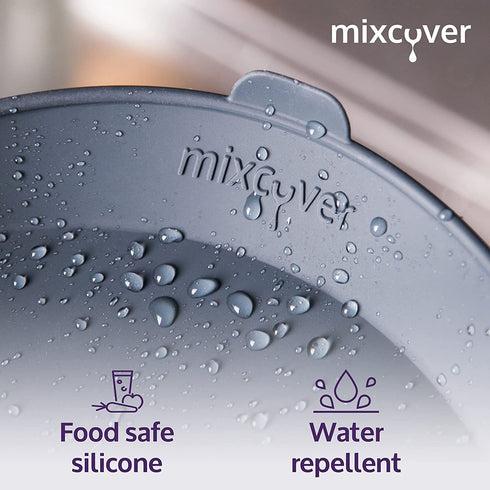 mixcover silicone steam pan for Thermomix Varoma casserole dish, compatible with TM6 TM5 TM31 TM-Friend cooking and baking mold, grey
