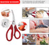 Seafood Tools Set Includes 4 Crab Crackers 6 Seafood Fork 6 Lobster Crackers 1 Seafood Scissors 1 Oyster Knife 1 Shrimp Cleaning Tool-Nutcracker Set?19 Piece ?