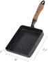 ROCKURWOK Omelette Pan? Tamagoyaki Japanese Egg Pan, 7? x 6?, Nonstick Rectangle Egg Frying Pan, Black