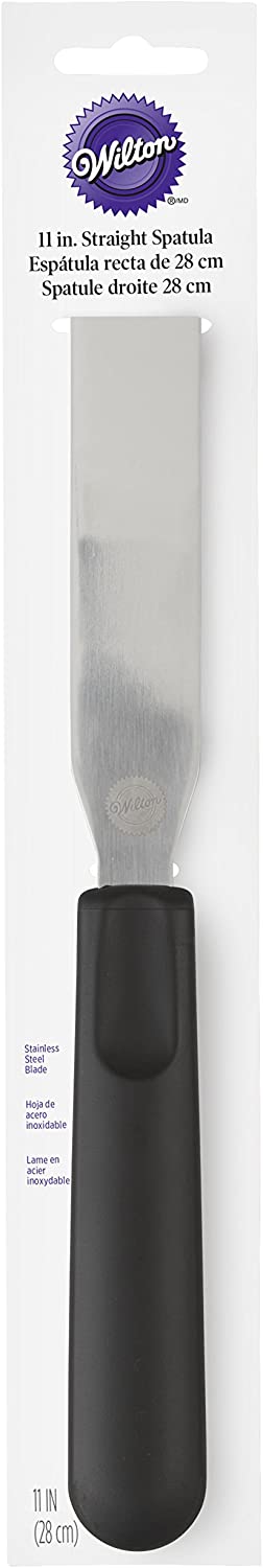 Wilton Straight Icing Spatula 11 inch, Black