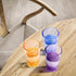 EggFoil Unbreakable Drinking Glasses, 5 Oz Plastic Tumblers Cups set of 6 in 3 Assorted Colors
