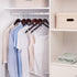 Nature Smile Solid Gugertree Wood Shirt and Dress Hangers with Notches with Anti-Rust Chrome Hook Pack of 10 (Walnut)