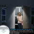 132 LED Closet Light, Under Cabinet Lighting Battery Operated Motion Sensor Cabinet Lights,Super Bright USB Rechargeable LED Night Light for Kitchen, Stairs,Wardrobe
