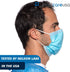 Box of 50 4-Ply ASTM Level 3 Face Masks, Disposable (Blue) by PlastCare USA