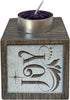 Cathedral Art Love Hope Peace Joy Pillar Advent W/Tea Lights Abbey & CA Gift Inspirational Candle Set, Multi