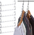 Ulimart Space Saving Hangers 12 Pack Closet Organizers and Storage Ugraded Space Saver Hangers Closet Organization Hangers Space Saving Hangers for Closet Wardrobe Dorms Hanger Organizer