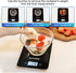 Homestine Digital Food Scale, 11lb Kitchen Scale Weight Grams and oz for Cooking Baking, 1g/0.1oz Precise Graduation, Lightweight Solid Plastic and Tempered Glass