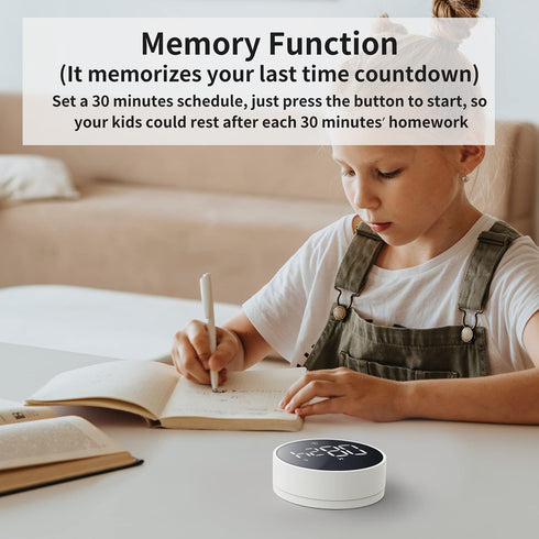 VOCOO Digital Kitchen Timer - Magnetic Countdown Countup Timer with Large LED Display Volume Adjustable, Easy for Cooking and for Seniors and Kids to Use