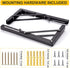 Folding Shelf Brackets Heavy Duty Floating Shelves Hardware x2, Floating Shelf Bracket 16 Inch, L Brackets for Shelves, Folding Table Hinge Folding Shelf Bracket Folding Table Bracket Folding Bracket