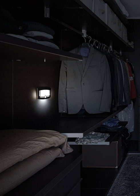 Motion Sensor Wireless Light 2 Sets Motion Activated Touchless Dimming Control Stick-Anywhere Closet Lights Stair Lights, Wall Lights for Hallway, Bathroom, Bedroom, Kitchen-AS SEEN ON TV