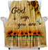 MIFADFAO Christian Gift for Women Religious Gift Throw Blanket Healing Thoughts Soft Prayer Caring Lightweight Inspirational Bible Verse 50X40 Inch Throw Blanket Get Well Soon Men& Women Gifts
