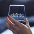 Slainte - Irish Cheers - Funny St Patricks Day Party Stemless Wine Glasses - Saint Patty's Decorations