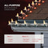 SEWANTA All-Purpose Light Clips Holder - Set of 600 Christmas light hooks - Mount holiday lights to shingles and gutters - works with Rope, Mini, c-7-6-9, icicle lights - USA made - No tools required