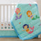 Wildkin 100% Microfiber 3 Pc Crib Bed In A Bag for Toddler Boys and Girls, Bedding Set Includes Printed Comforter, Fitted Bottom Sheet and Coordinating Crib Skirt, Olive Kids (Mermaids)