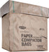 BestAir WMCK1335012-6 Heavy Duty Trash Compactor Bags, 16'' D x 9'' W x 17'' H, Pack of 1 (12 Bags)