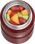 THERMOS Stainless King Vacuum-Insulated Food Jar with Spoon, 16 Ounce, Rustic Red