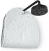 Boon GRIFFLE Textured Non Slip Baby Bath Tub Mat with Hanging Hook and Drain Holes, Gray