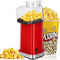Hot Air Popcorn Popper, 1400W Electric Popcorn Maker Machine 2 Minutes Fast Popping, 18 Cups, Healthy & Fat Free, For Home, Christmas, Movie Night or Party, BPA Free