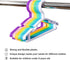 YUEANG Kids Hangers Plastic Baby Hangers for Closet€‚Infant Clothes Hangers for Toddler Junior Nursery€‚Children Hangers (Colorful, 40 PCS)