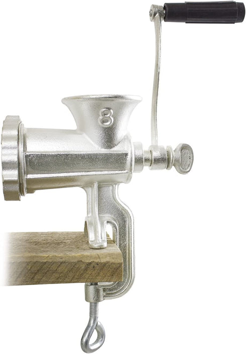 Chard HG-8 Meat Hand Grinder, No. 8, Silver