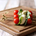 Cosweet 500 Pcs Bamboo Knot Cocktail Skewers Picks, 5 Inches, Great for Hors' D'oeuvre, Appetizers, Cocktail Party or Barbeque Snacks, Club Sandwiches