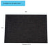 Placemats Set of 4 Jolumros Place Mats for Dining Table Non-Slip Heat Resistant Washable Woven Vinyl Place Mats for Kitchen Decor Insulation Table Mats(Black)
