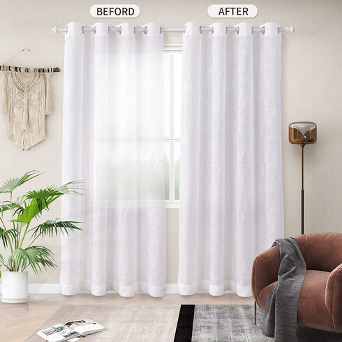 Melodieux Thermal Insulated Blackout Curtain Liner for 63 Inch Length Curtains, Off White/Black, 50 by 58 Inch, 1 Panel, Rings Included