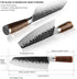 Kiritsuke Chef Knives Carbon Steel Bunka Knife Forged Japanese Butcher Cleaver Kitchen for Home and Restaurant
