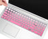 Keyboard Cover Skin for 2020 2021 Lenovo Ideapad 3 15 15.6 17.3 Inch Laptop Keyboard Cover Protector (with Numeric Keypad), 2020 Lenovo Ideapad 3 15 Accessories, Ombre Pink (US Layout)