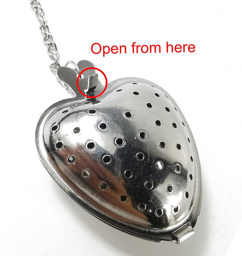 RONYOUNG 15Pcs Stainless Steel Tea Ball Mesh Tea Infuser Strainers Premium Tea Filter Tea Interval Diffuser with Extended Chain Hook for Brew Loose Leaf Tea and Seasonings &spices