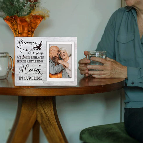 Memorial Picture Frame - Sympathy Gifts for Loss of Loved One - In Loving Memory of Mother, Father, Grandma, Grandpa ( 4x6 Inch )