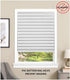Achim Home Furnishings 123CO36B24 Cordless 1-2-3, 36" x 75", Black Vinyl Room Darkening Pleated Window Shade