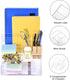 Premium Acrylic Desk-Organizer for Office/School Supplies, Desk Pen Holder for Pens/Pencils/Sticky note/Notebooks and Desk Accessories