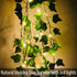 Ivy String Lights, Fake Vine String Lights, Artificial Ivy Decor Lights Garland Wreath Green Leaf Flowers Valentine's Day Party Wedding Home Garden Christmas Decor Room Wall Indoor Outdoor Decoration