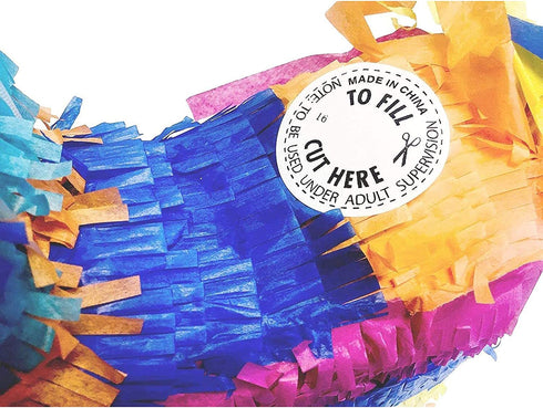 Donkey Pinata for Fiesta, Kids Birthday Party, Cinco De Mayo Decorations, 12.5 x 15 x 4.7 In