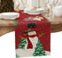 SPARKLILI Christmas Table Runner, Christmas Decorations, Table Runners 70 inches Long, Christmas Tree, Snowman, Table Decorations for Party, Holiday Decor, 13 x 70inces
