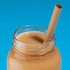 PandaBoard Compostable Eco Bamboo Fiber Boba Straws / 80 pcs / Long lasting, no paper taste
