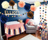 Navy Peach Birthday Decorations Bridal Shower Decorations Qian's Party Navy Peach Weddings/Navy Peach Party Decorations/Hen Party Bachelorette Party Decorations